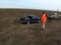 man in wheelchair gets stuck while deer hunting