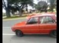 mazda 1300 taking off