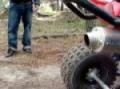 moto 4 polaris 525 s exaust fat boy 4
