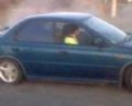 old subaru fwd smokin!