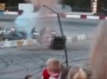 pontiac car flip crash