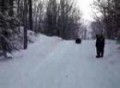 street sledding