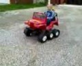 wyatt j on his custom 6 wheeler powerwheels2