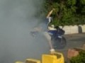 yamaha R1 burnout
